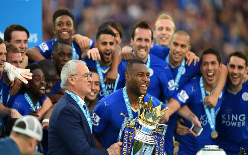 doi bong leicester city vo dich ngoai hang anh nam nao phep mau king power